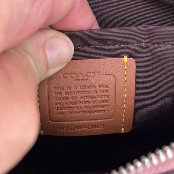 Coach Dusty Pink Teri Shoulder Bag Crossbody Purse Limited Edition - Picture 8 of 9